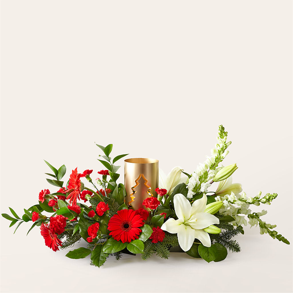Mingle & Jingle Centerpiece – J Flowers, Tipp City OH