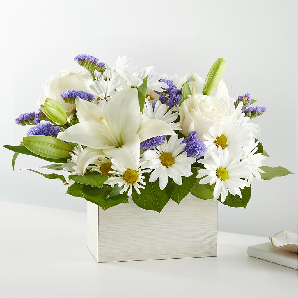 Beyond Blue Box Bouquet – J Flowers, Tipp City OH