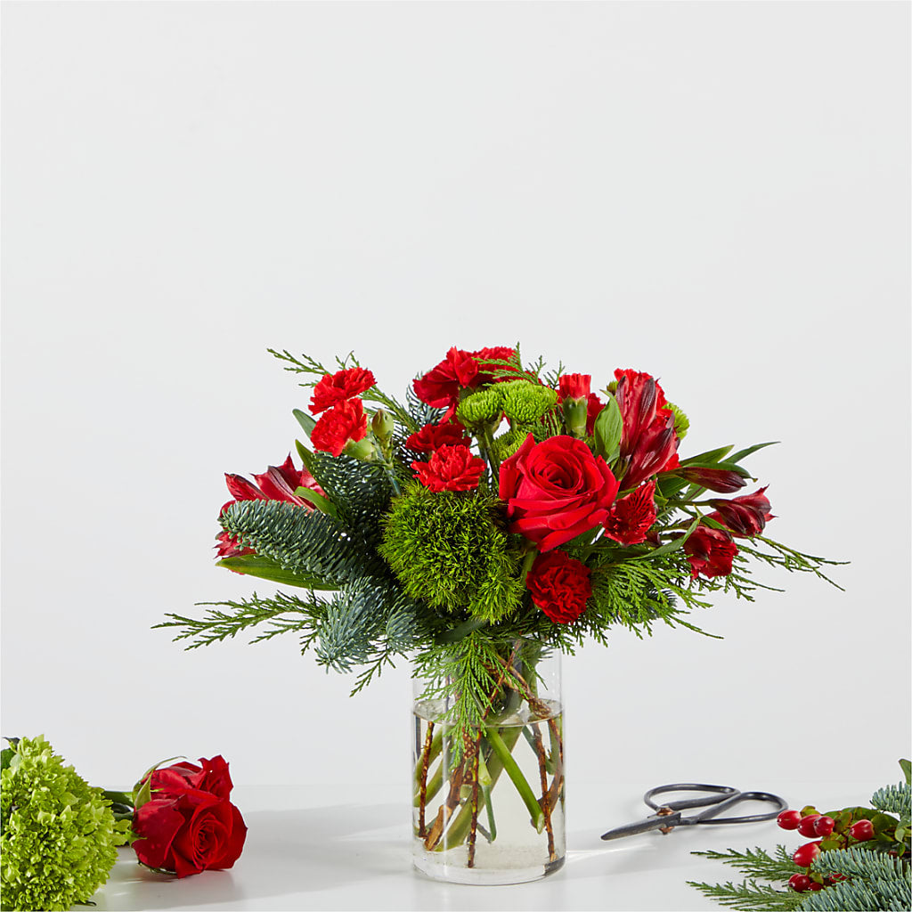 Merry Moment Bouquet – A Florist Original – J Flowers, Tipp City OH