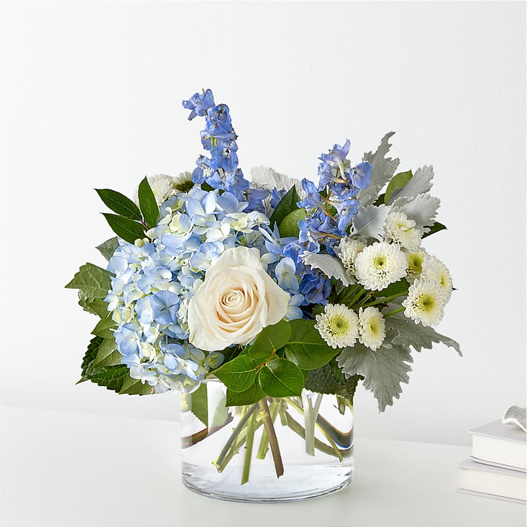 Clear Skies Bouquet – J Flowers, Tipp City OH
