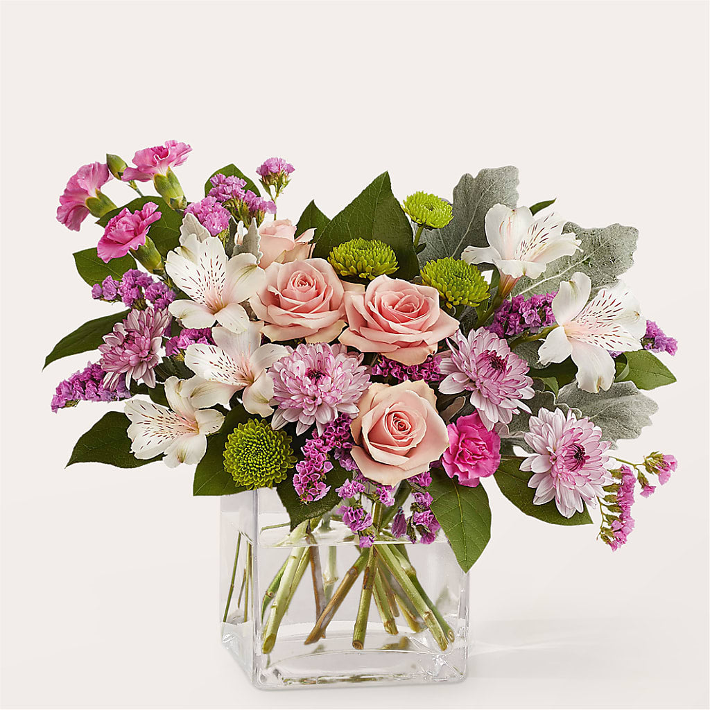 Pink Suede Bouquet – J Flowers, Tipp City OH