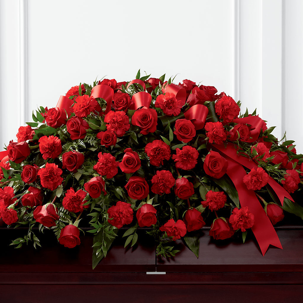 Tribute of Life Casket Spray – J Flowers, Tipp City OH