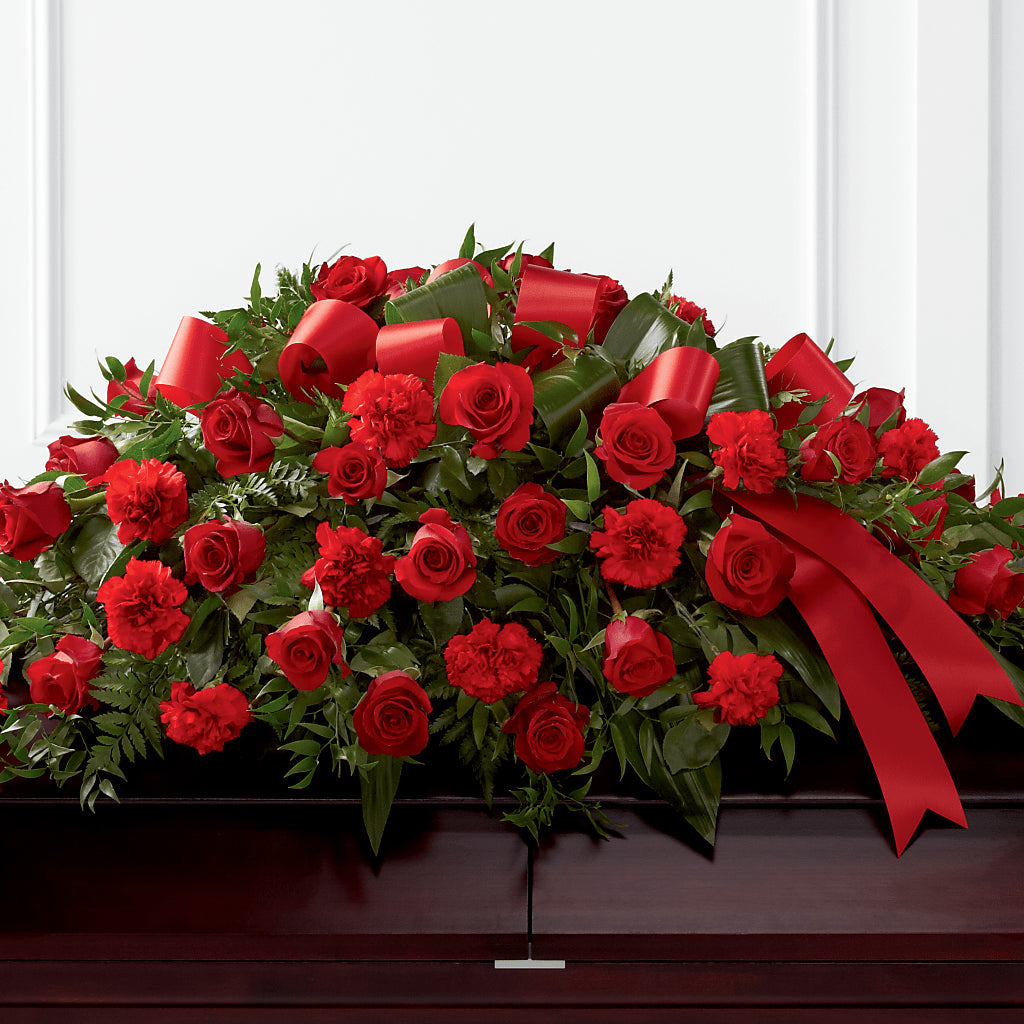 Tribute of Life Casket Spray – J Flowers, Tipp City OH