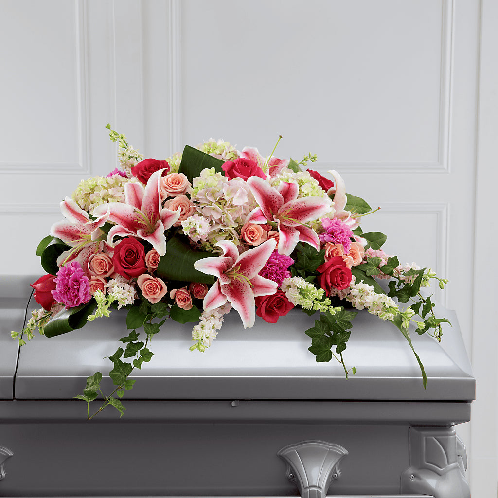 Splendid Grace Casket Spray – J Flowers, Tipp City OH