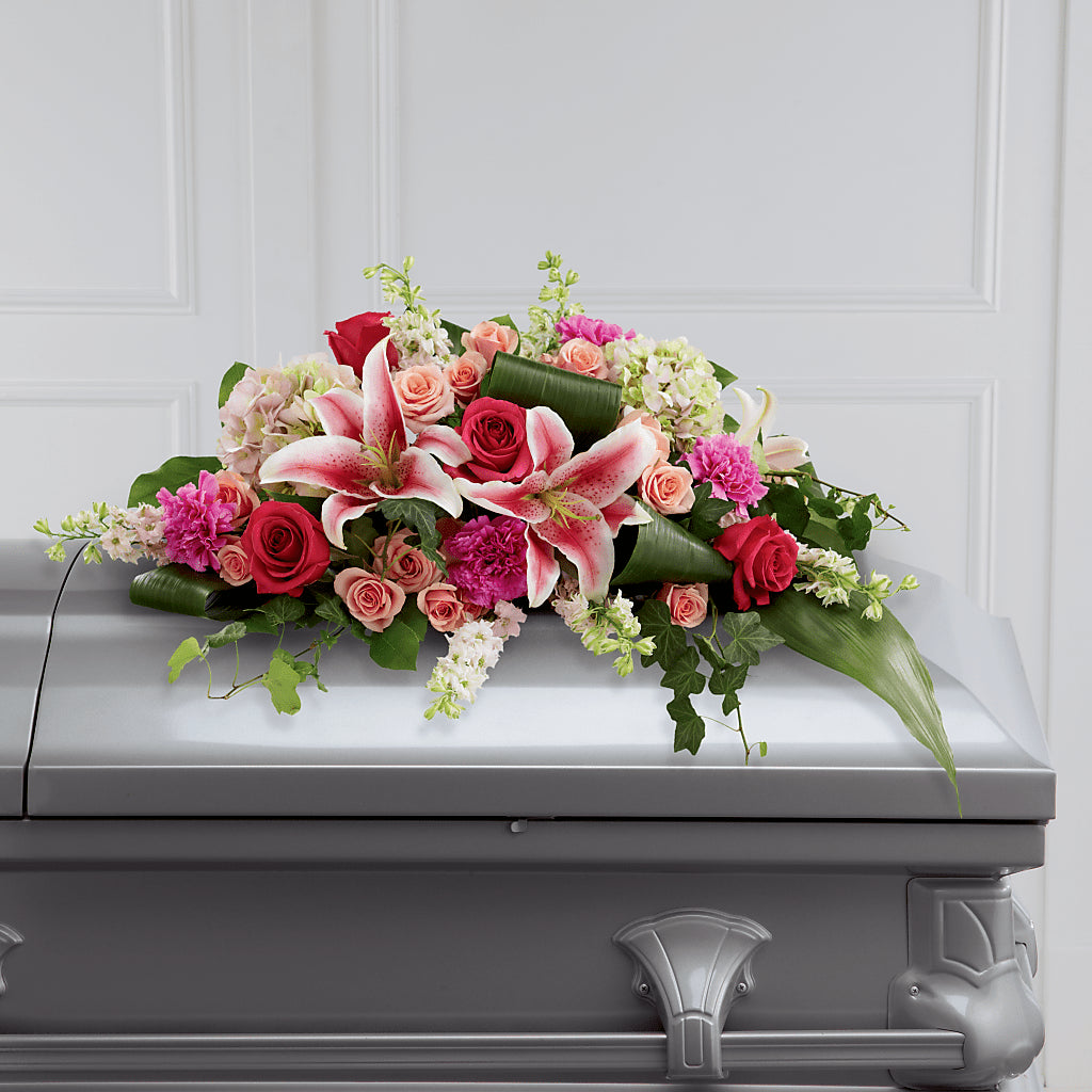Splendid Grace Casket Spray – J Flowers, Tipp City OH