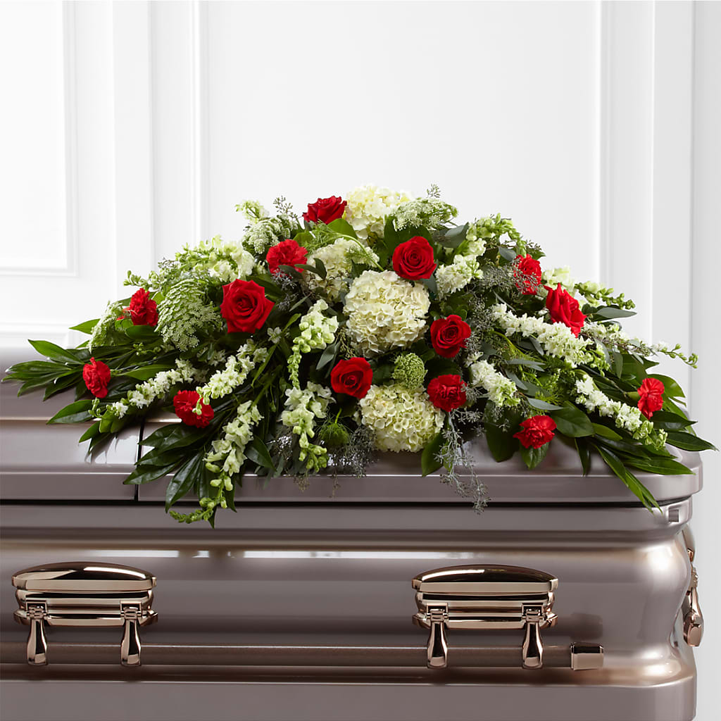 Sincerity Casket Spray – J Flowers, Tipp City OH