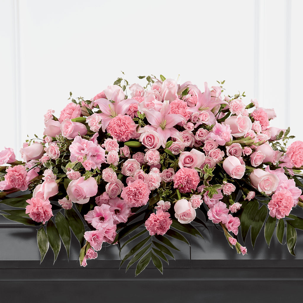 Garden of Comfort Casket Spray (Standard) – J Flowers, Tipp City OH