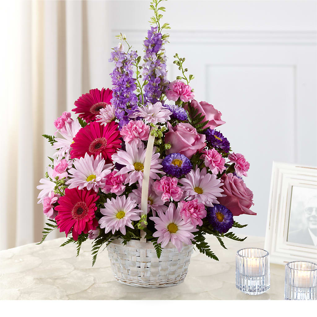 Pastel Peace Basket – J Flowers, Tipp City OH