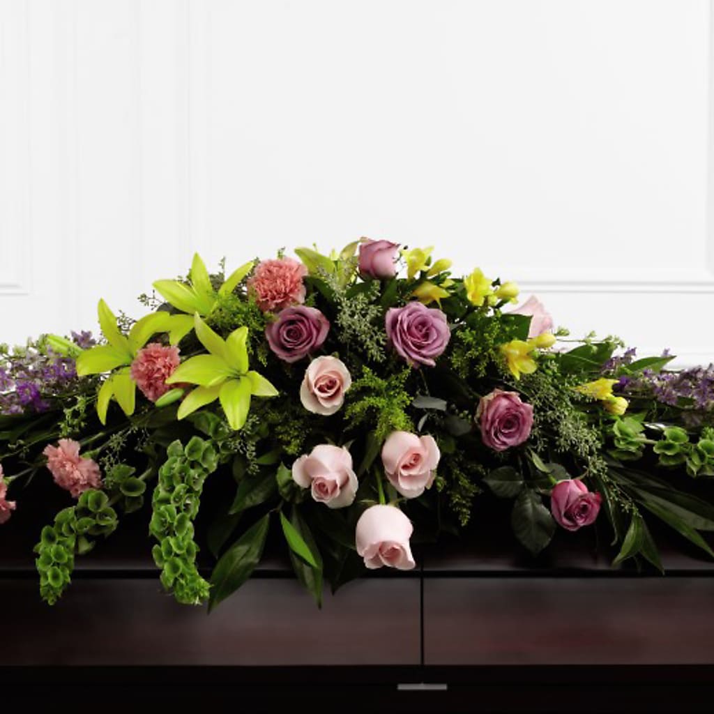 Forever Beloved Casket Spray – J Flowers, Tipp City OH