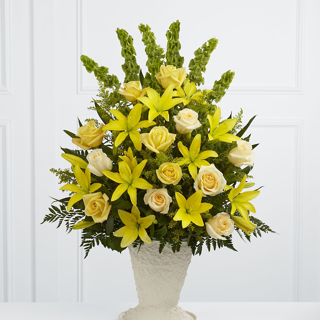 Golden Memories Arrangement – J Flowers, Tipp City OH
