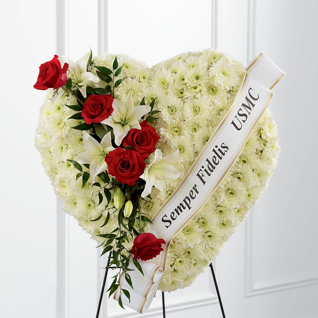 Heartfelt Hero Standing Heart – J Flowers, Tipp City OH