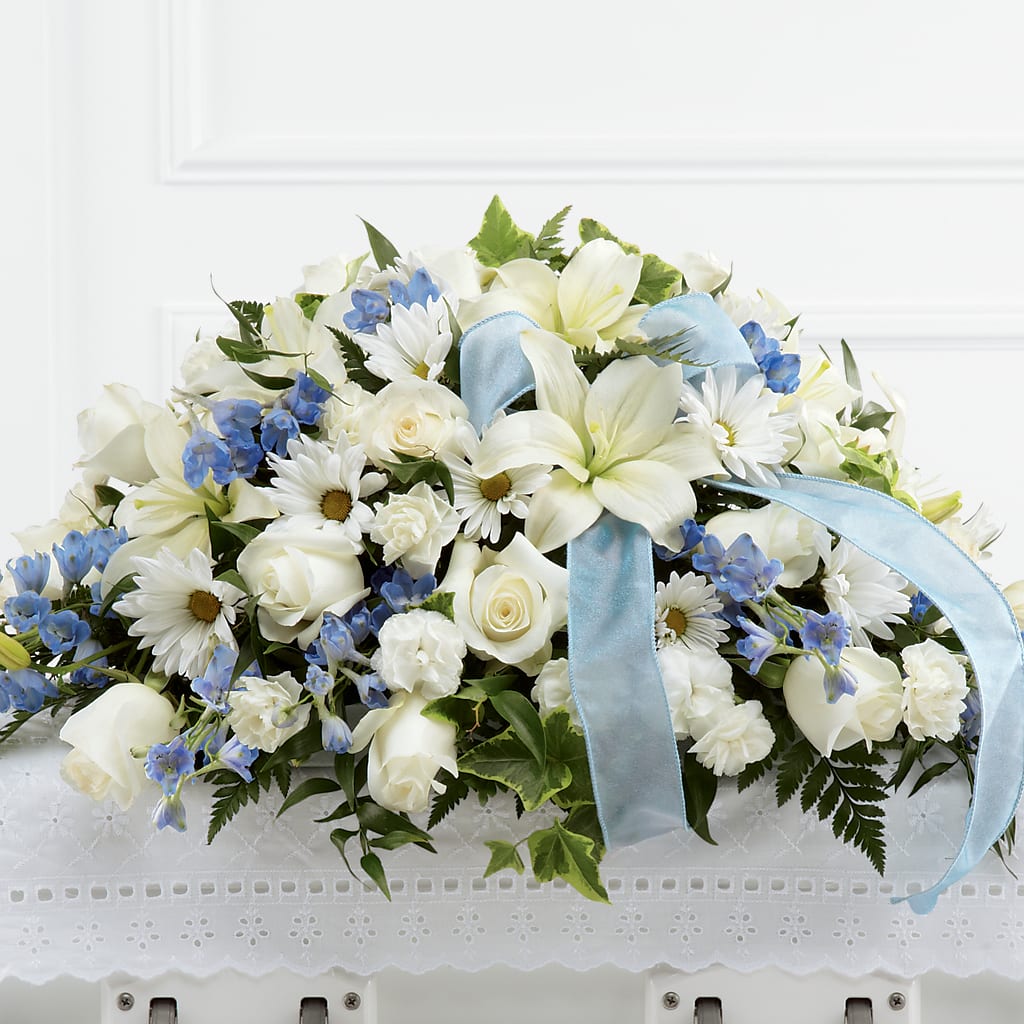 Tender Treasure Casket Spray – J Flowers, Tipp City OH