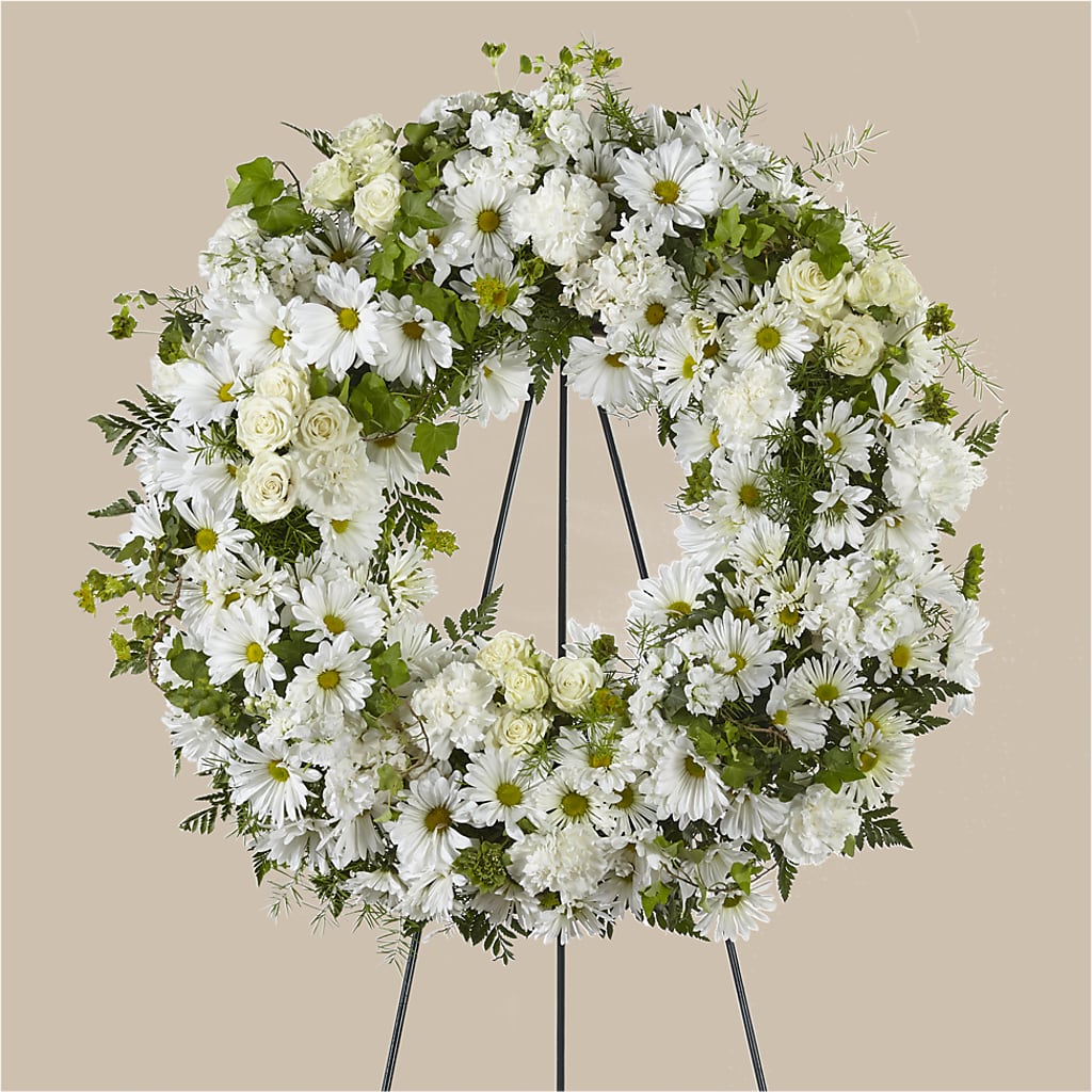 Faithful Wishes Wreath – J Flowers, Tipp City OH