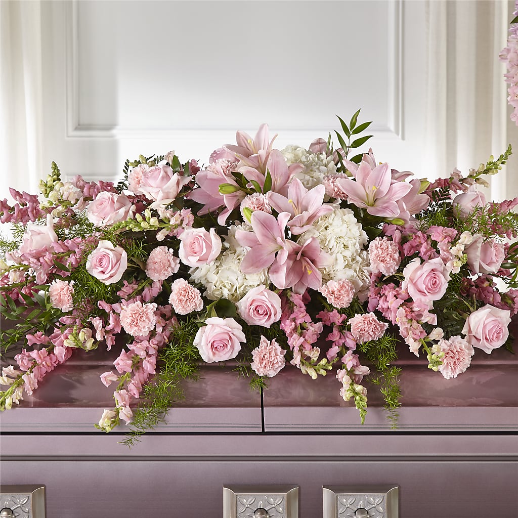 Life & Remembrance Casket Spray – J Flowers, Tipp City OH