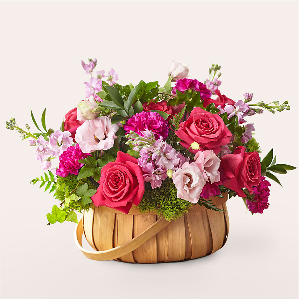 Radiance in Bloom Basket – J Flowers, Tipp City OH