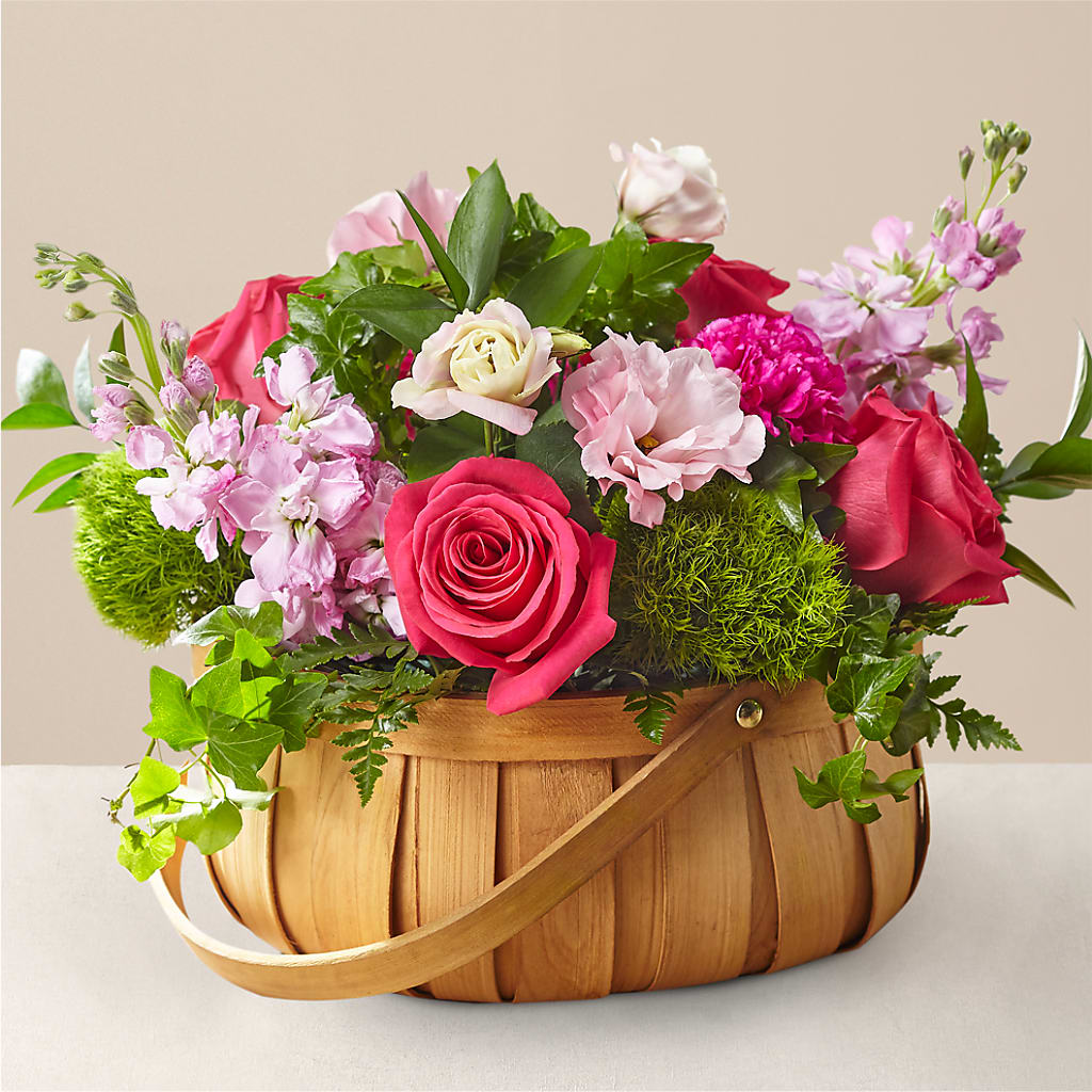 Radiance in Bloom Basket – J Flowers, Tipp City OH
