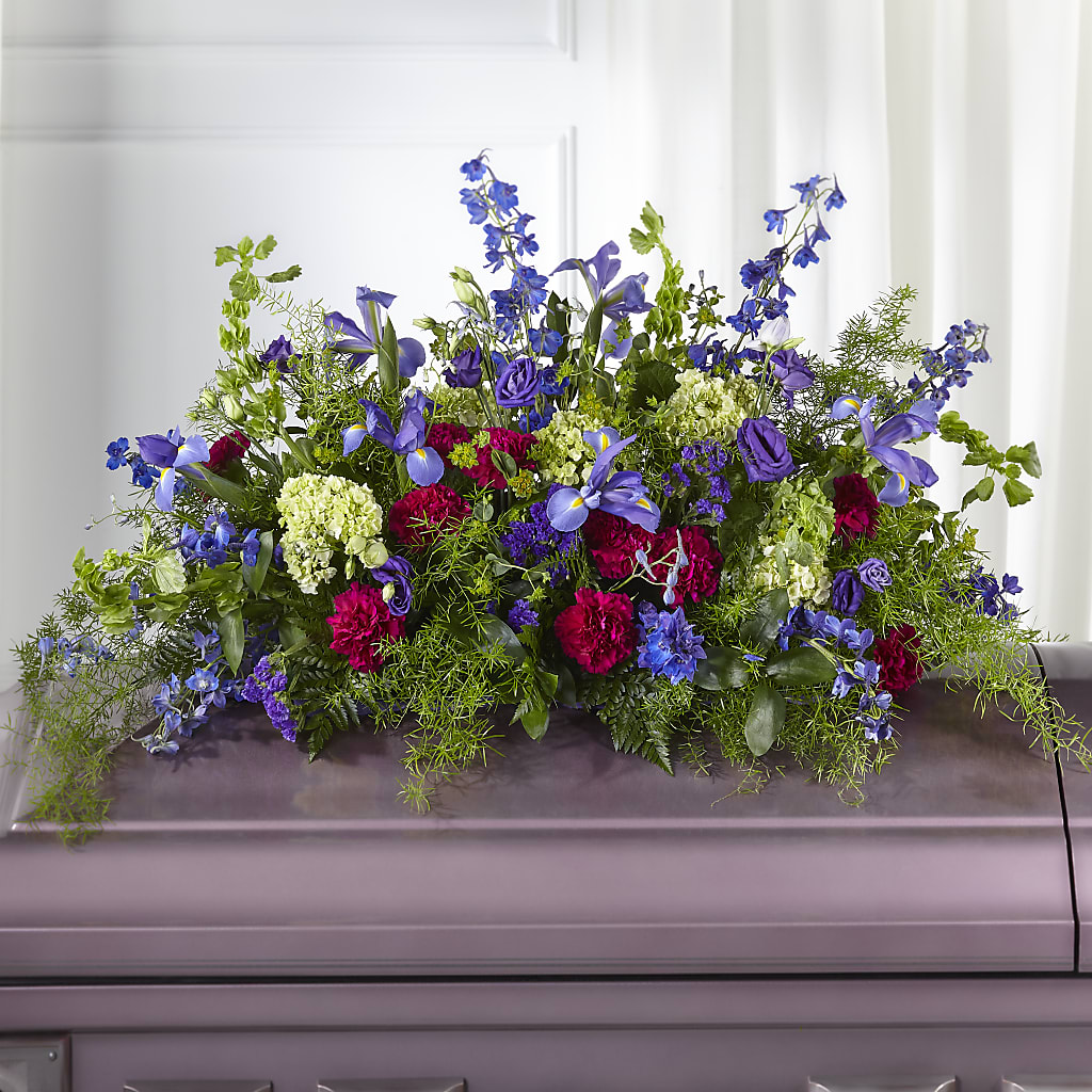 Always Treasured Casket Spray – J Flowers, Tipp City OH
