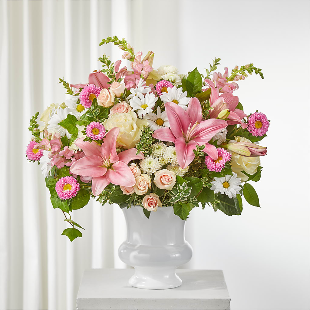 Empathetic Blooms Urn Arrangement – J Flowers, Tipp City OH