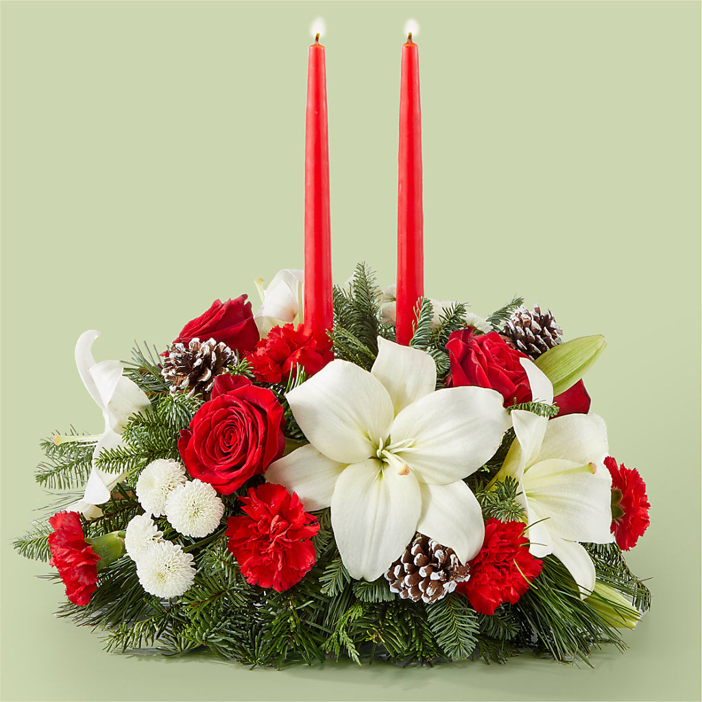 Seasonal Festivities Centerpiece – J Flowers, Tipp City OH