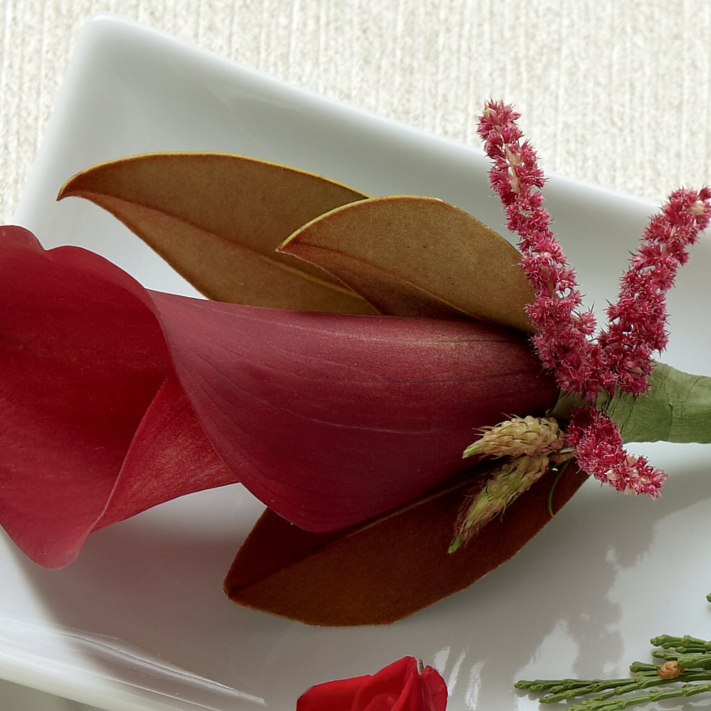 Red Calla Boutonniere – J Flowers, Tipp City OH