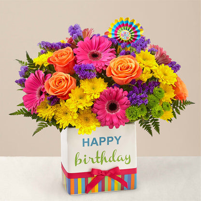Birthday Brights Bouquet –  J Flowers, Tipp City OH