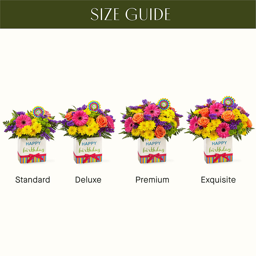 Birthday Brights Bouquet –  J Flowers, Tipp City OH