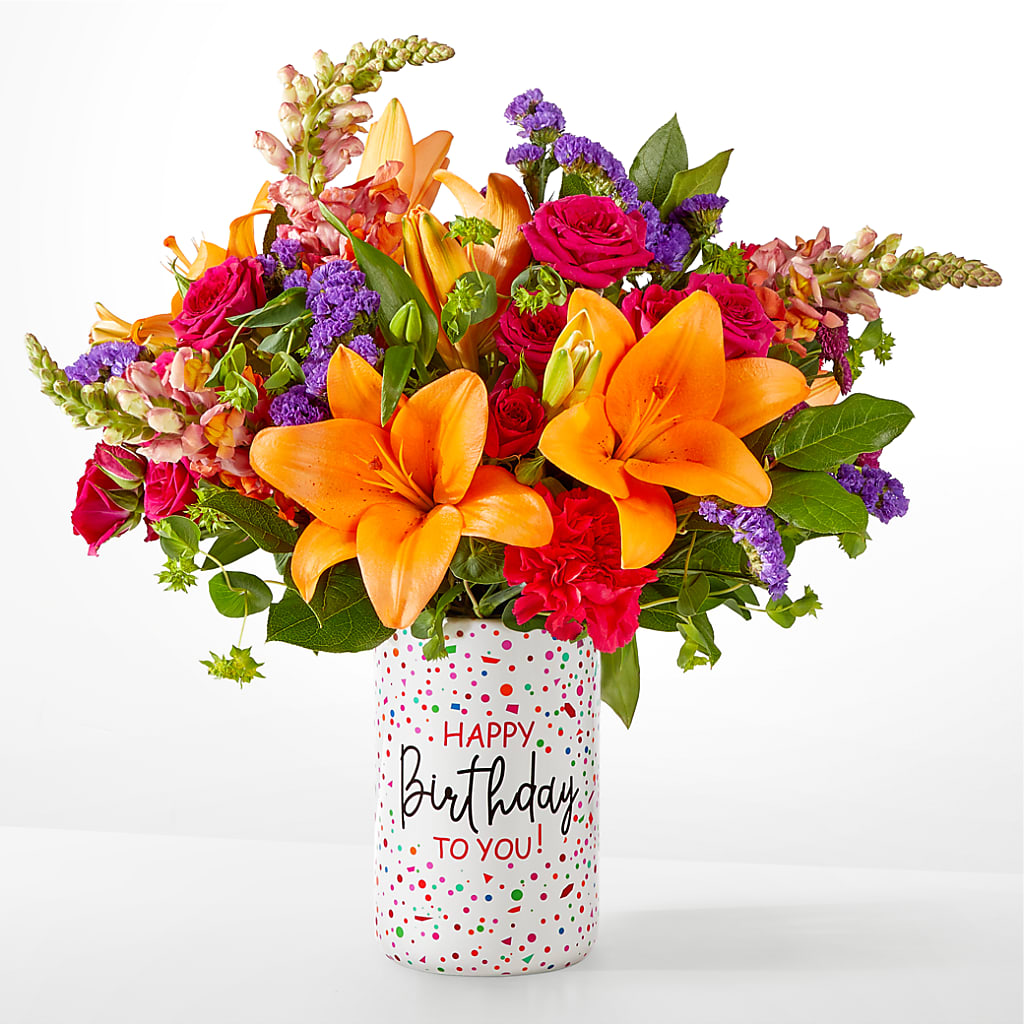 Birthday Palooza Bouquet –  J Flowers, Tipp City OH