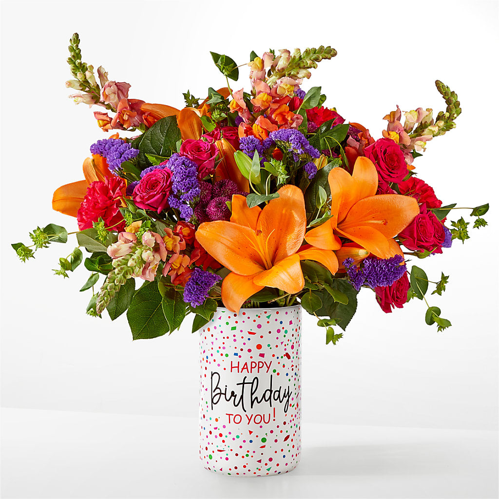 Birthday Palooza Bouquet –  J Flowers, Tipp City OH