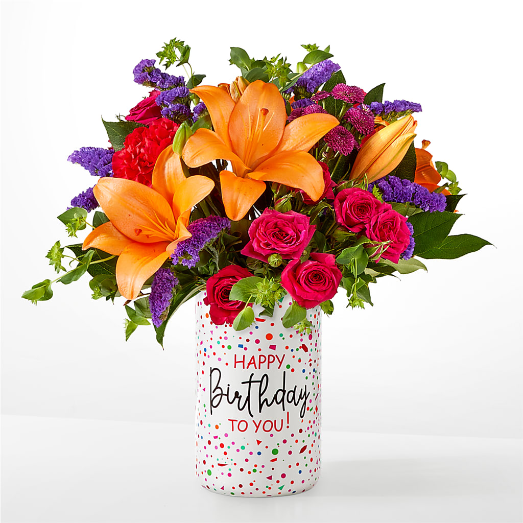 Birthday Palooza Bouquet –  J Flowers, Tipp City OH