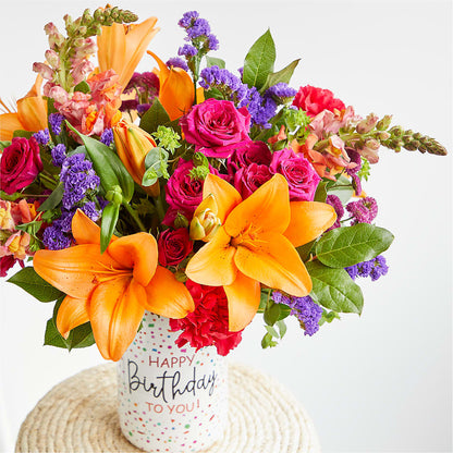 Birthday Palooza Bouquet –  J Flowers, Tipp City OH