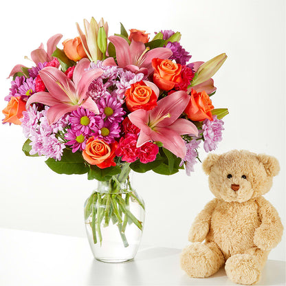 One and Only Bouquet and Bear Bundle –  J Flowers, Tipp City OH