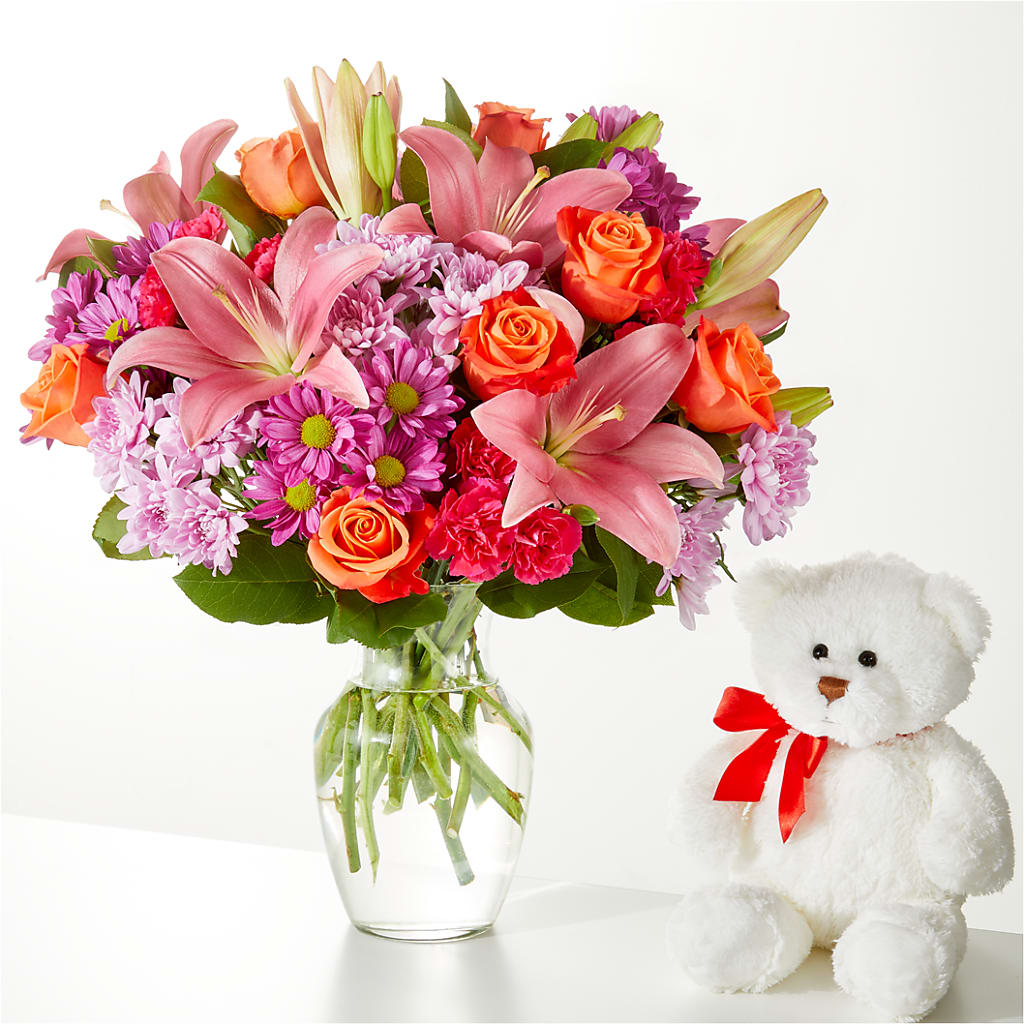One and Only Bouquet and Bear Bundle –  J Flowers, Tipp City OH
