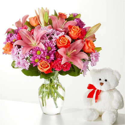 One and Only Bouquet and Bear Bundle –  J Flowers, Tipp City OH