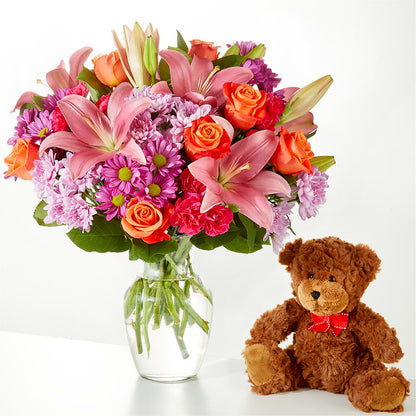 One and Only Bouquet and Bear Bundle –  J Flowers, Tipp City OH