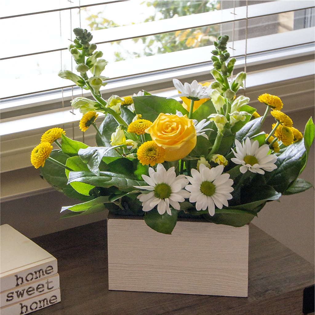 Sun Salutation Box Bouquet –  J Flowers, Tipp City OH