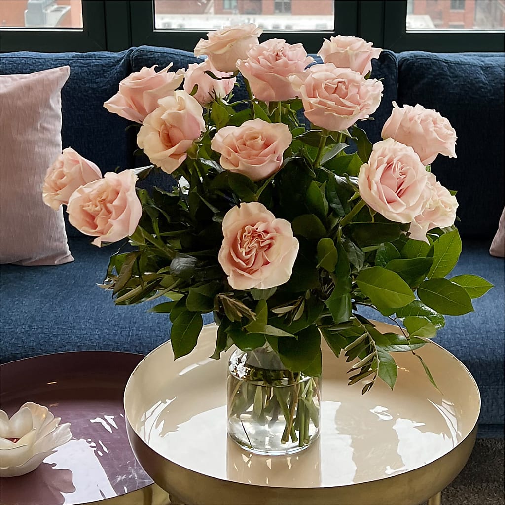 Long Stem Pink Rose Bouquet –  J Flowers, Tipp City OH