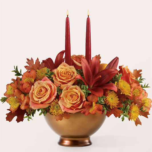 Harvest Table Centerpiece –  J Flowers, Tipp City OH