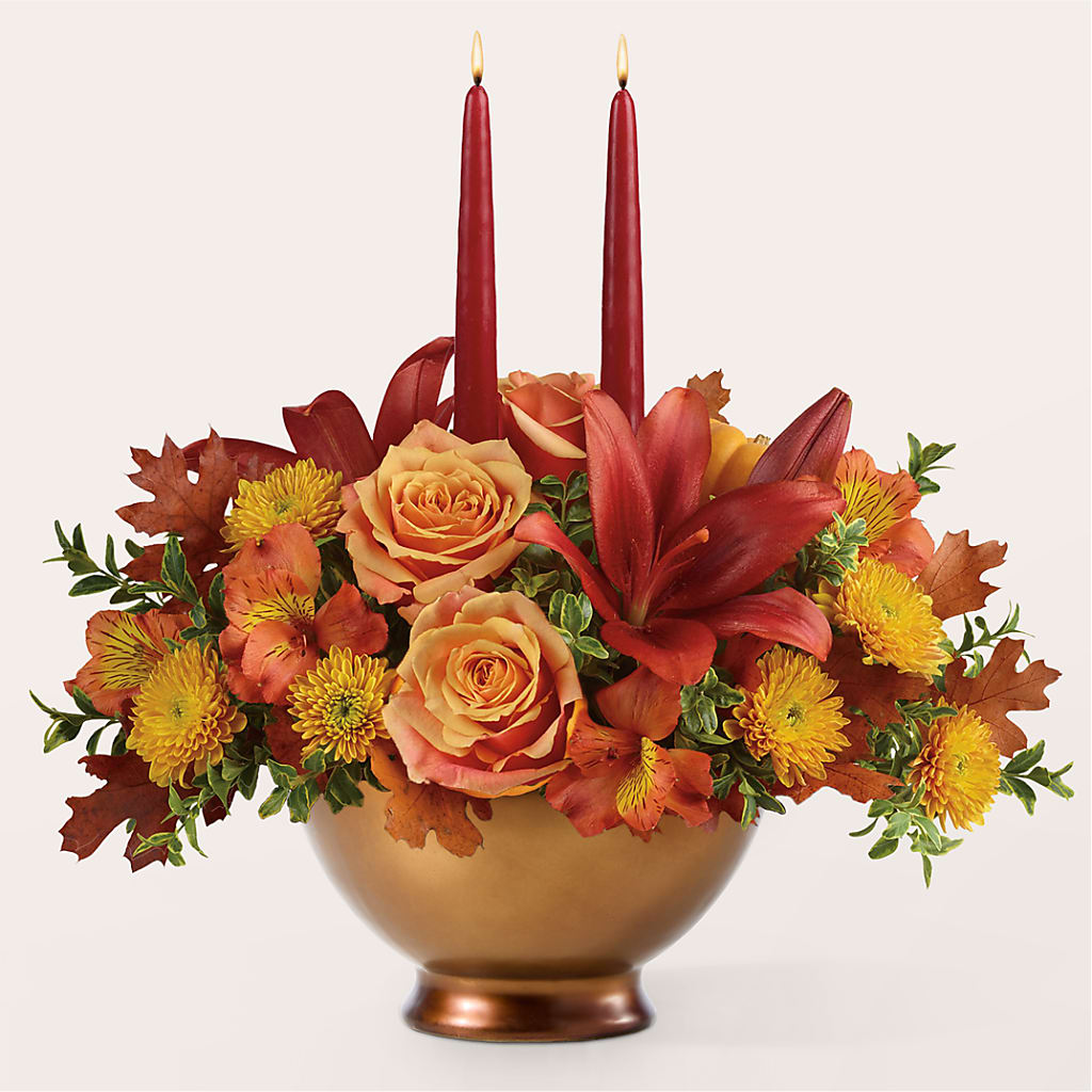 Harvest Table Centerpiece –  J Flowers, Tipp City OH