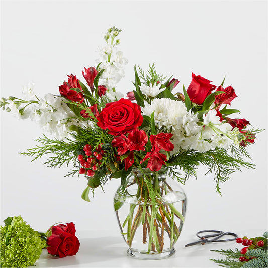 Merry Moment Bouquet – A Florist Original –  J Flowers, Tipp City OH