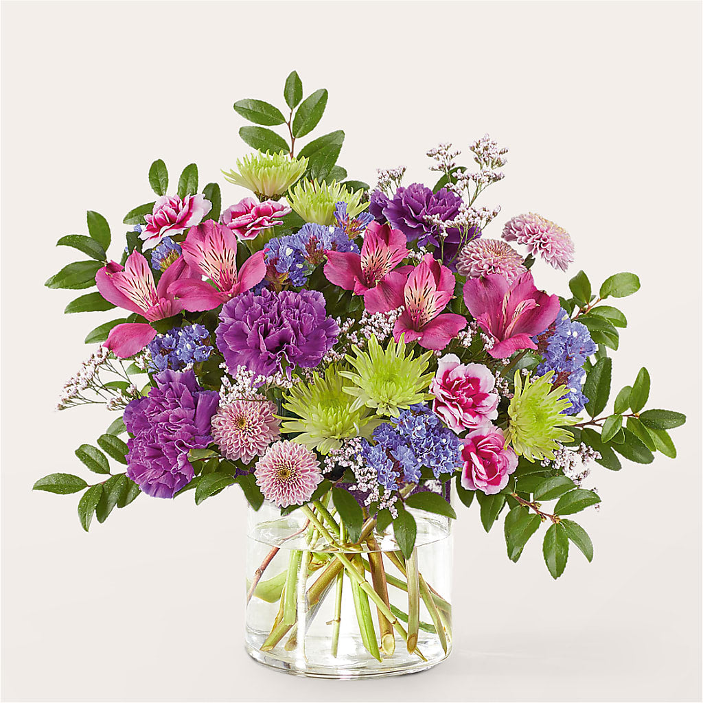Glass Half Full Bouquet –  J Flowers, Tipp City OH