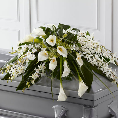 Angel Wings Casket Spray –  J Flowers, Tipp City OH