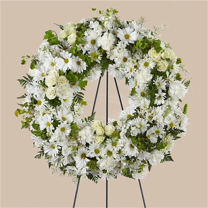 Faithful Wishes Wreath –  J Flowers, Tipp City OH