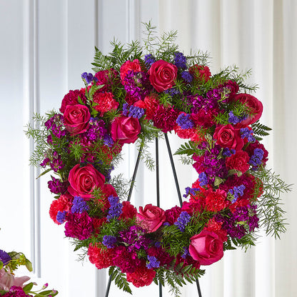 Calming Colors Wreath –  J Flowers, Tipp City OH