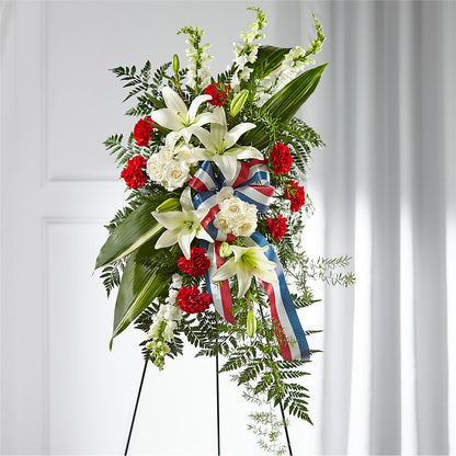 Stars of Life Standing Spray –  J Flowers, Tipp City OH