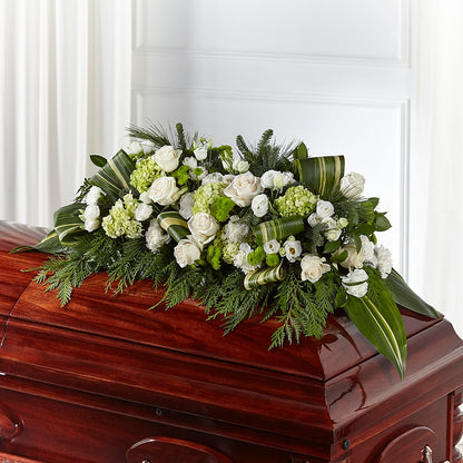 Hopeful Gesture Casket Spray –  J Flowers, Tipp City OH
