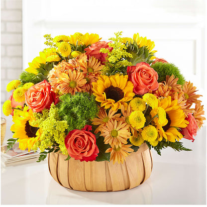 Harvest Sunflower Basket –  J Flowers, Tipp City OH
