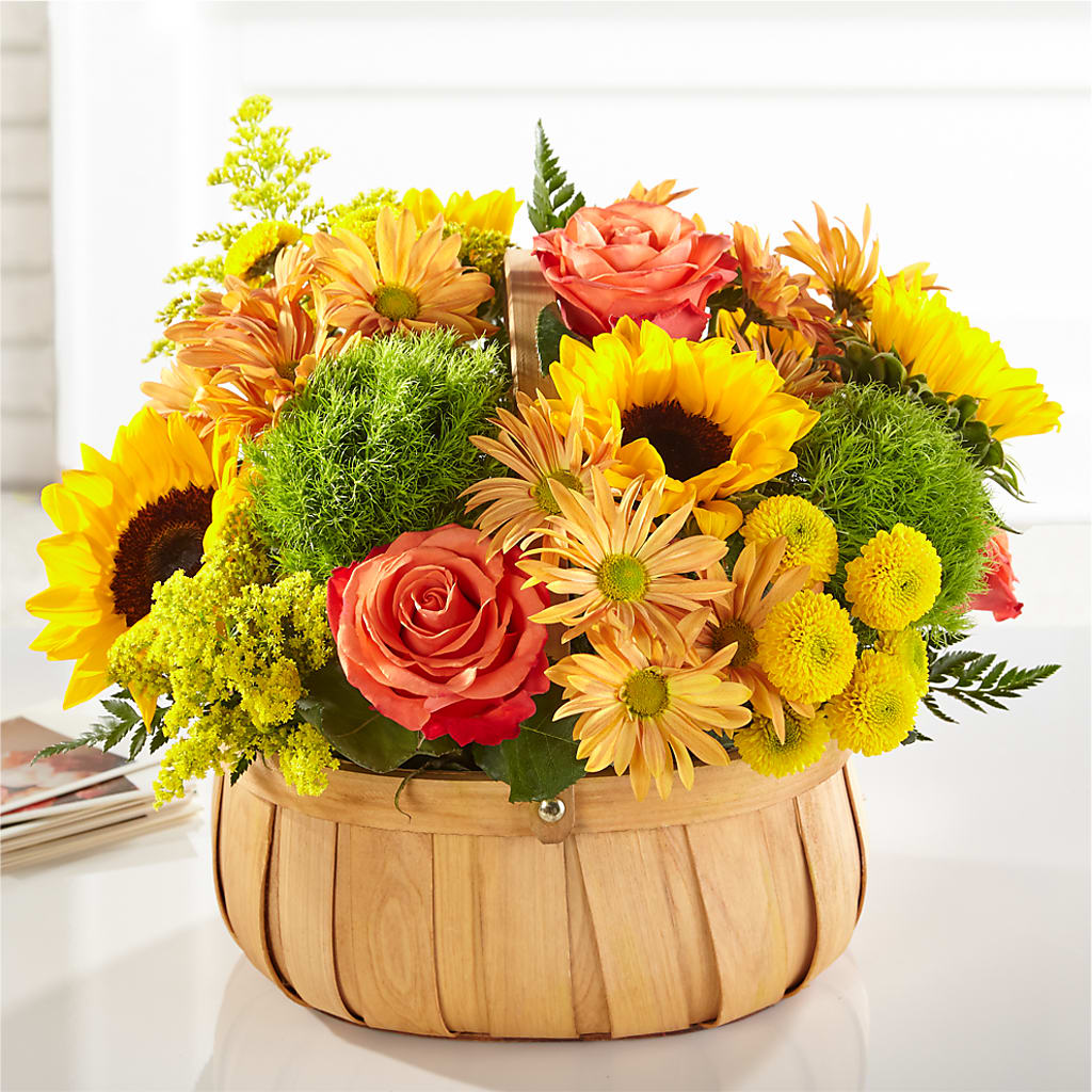 Harvest Sunflower Basket –  J Flowers, Tipp City OH