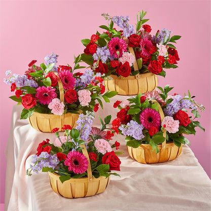 Pink Picnic Basket –  J Flowers, Tipp City OH