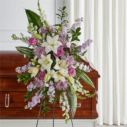 Grateful Hearts Standing Spray –  J Flowers, Tipp City OH