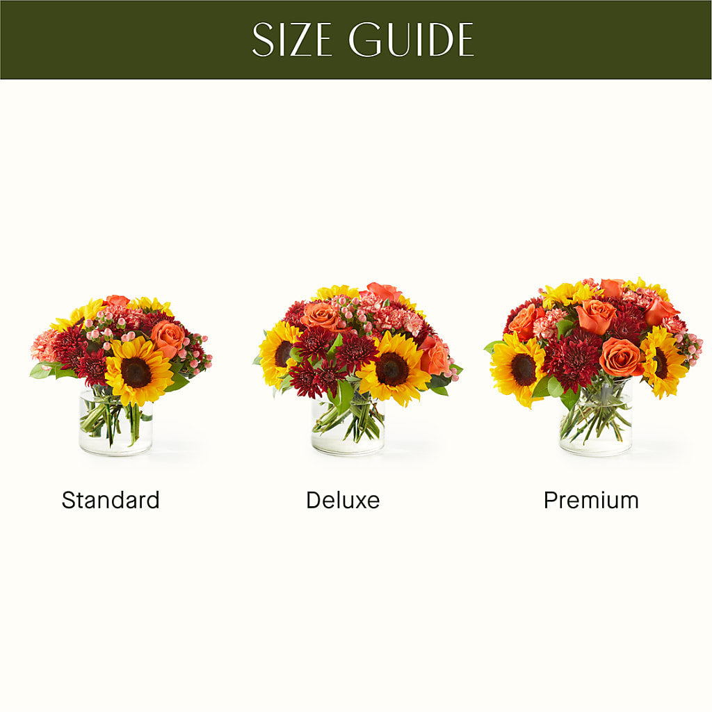 September Sunset Bouquet –  J Flowers, Tipp City OH